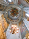 Le décor intérieur de la cathédrale basile le bienheureux à Moscou.