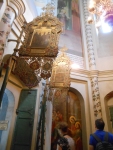 Le décor intérieur de la cathédrale basile le bienheureux à Moscou.
